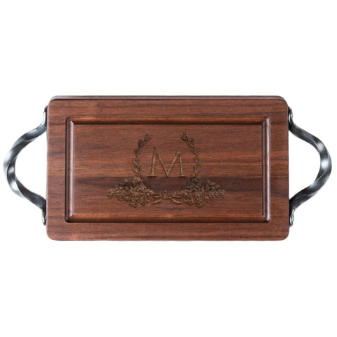 Walnut Board with Handle - 13" Rectangle