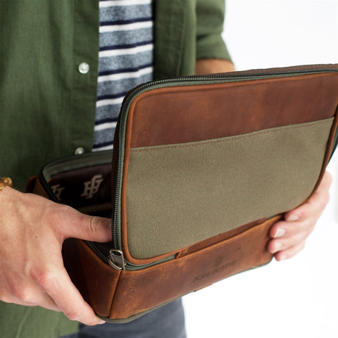 Jon Hart JH Dopp Kit Canvas