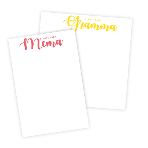 Grandma Name Personalized Chunky Pad