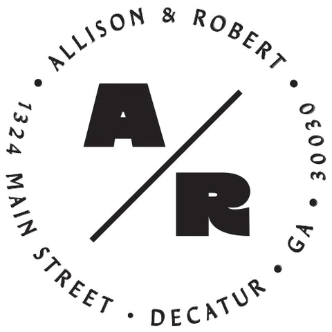 Return Address Stamp - Allison