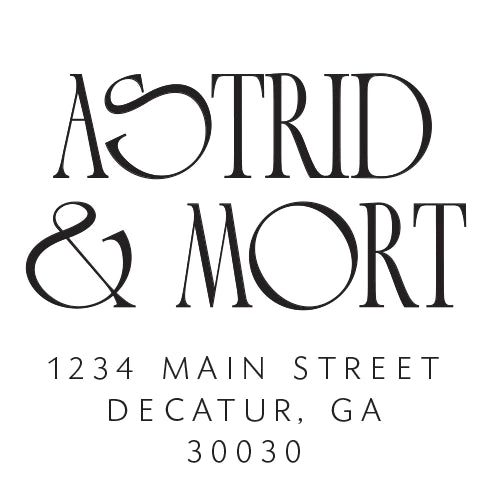 Return Address Stamp - Astrid