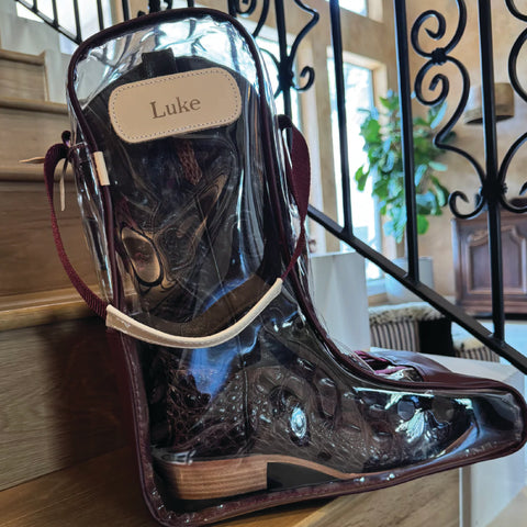 Jon Hart Clear Boot Bag