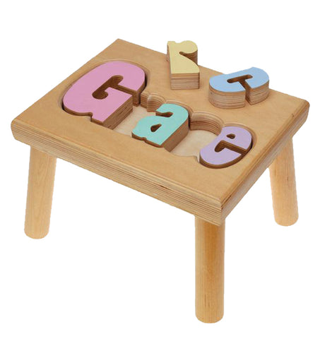 Name Stool Puzzle - Small