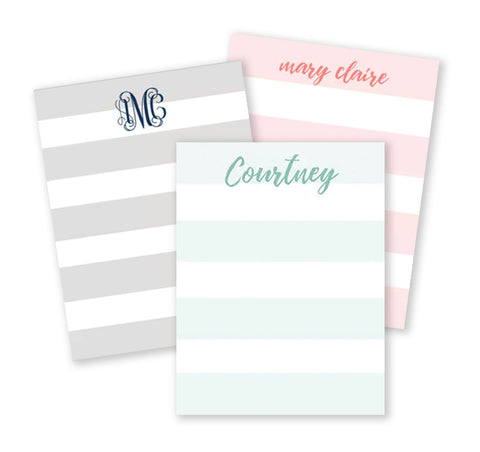 Broad Stripes Notepad