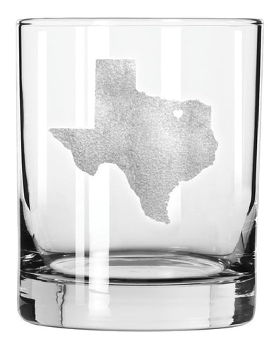 Texas Lexington Double Old Fashioned Glasses