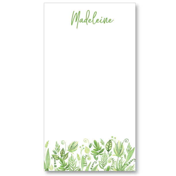 Personalized Botanical "Madeleine" - Chunky Pad