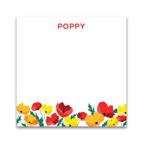 Poppy Floral Chunky Pad