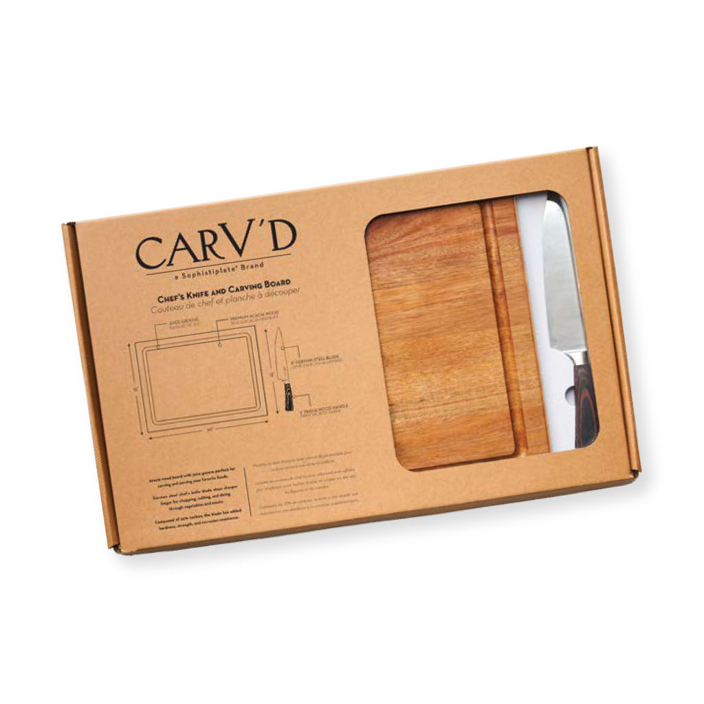 CARV'D Grill Board Gift Set