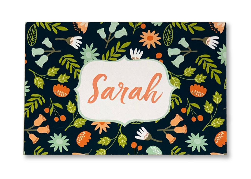 Personalized Botanical Note Cards - Set of 10 - Fall Garden