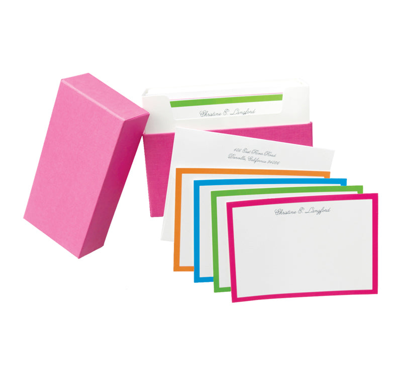 Boxed Note Set - Pink Box