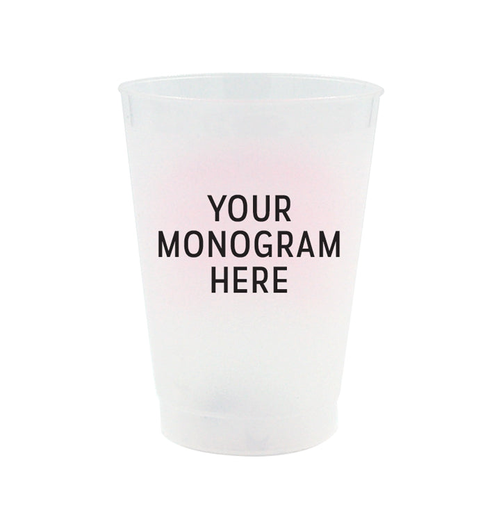 Personalized Frost Flex Cups - Monogram/Style
